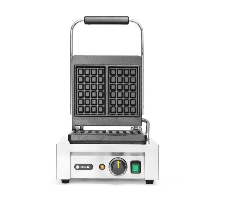 Gofrownica – mała kratka, HENDI, 230V/1500W, 330x437x(H)251mm
