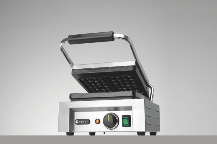 Gofrownica – mała kratka, HENDI, 230V/1500W, 330x437x(H)251mm