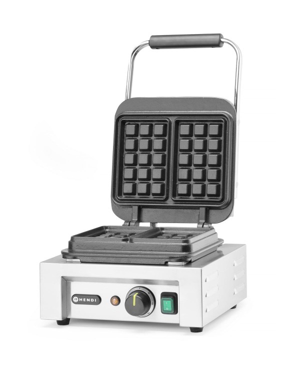 Gofrownica – duża kratka, HENDI, 230V/2200W, 330x520x(H)277mm