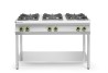 Kuchnia gazowa 6-palnikowa na podstawie otwartej, HENDI, Kitchen Line, 28,5kW, 1200x700x(H)900mm