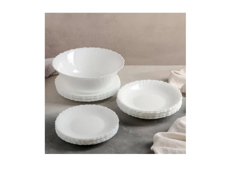 Salaterka 25 cm biała Feston LUMINARC
