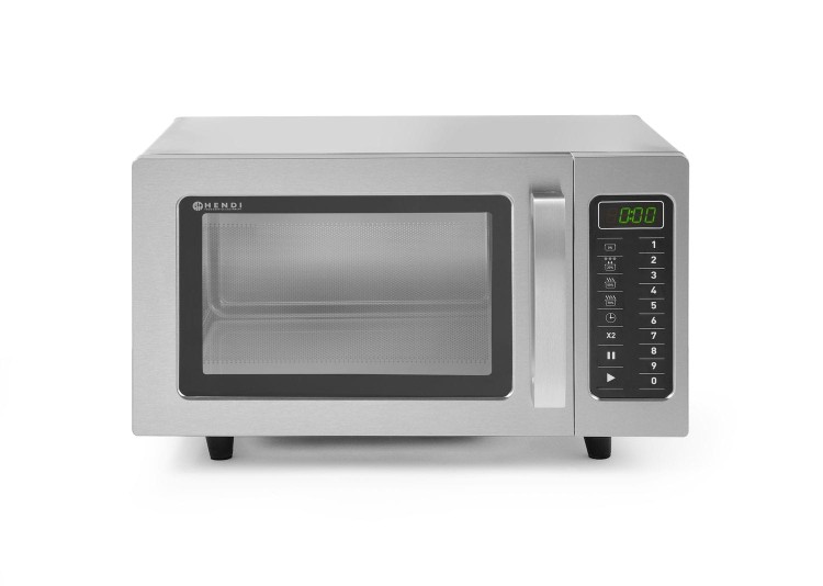 Kuchenka mikrofalowa z możliwością programowania 1000 W, HENDI, 23L, 230V/1550W, 509x572x(H)306mm
