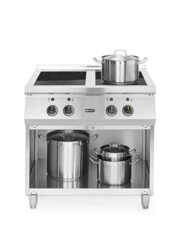 Kuchenka indukcyjna z 4 polami grzewczymi, HENDI, 400V/17000W, 800x720x(H)854mm