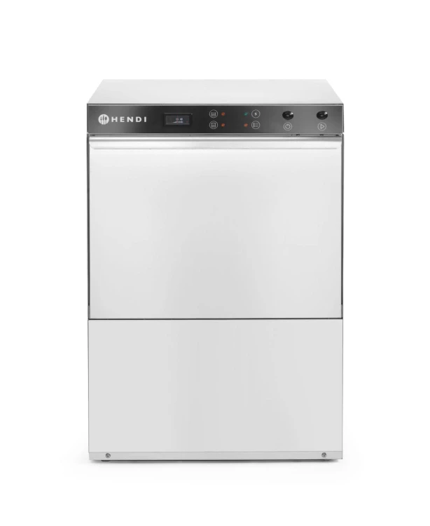 Zmywarka do naczyń 50x50 – sterowana elektromechanicznie, HENDI, z dozownikiem detergentu, 230V/3600W, 600x570x(H)830mm
