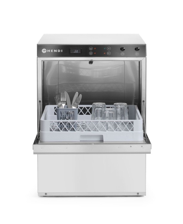 Zmywarka do naczyń 50x50 – sterowana elektromechanicznie, HENDI, 230V/3600W, 600x570x(H)830mm