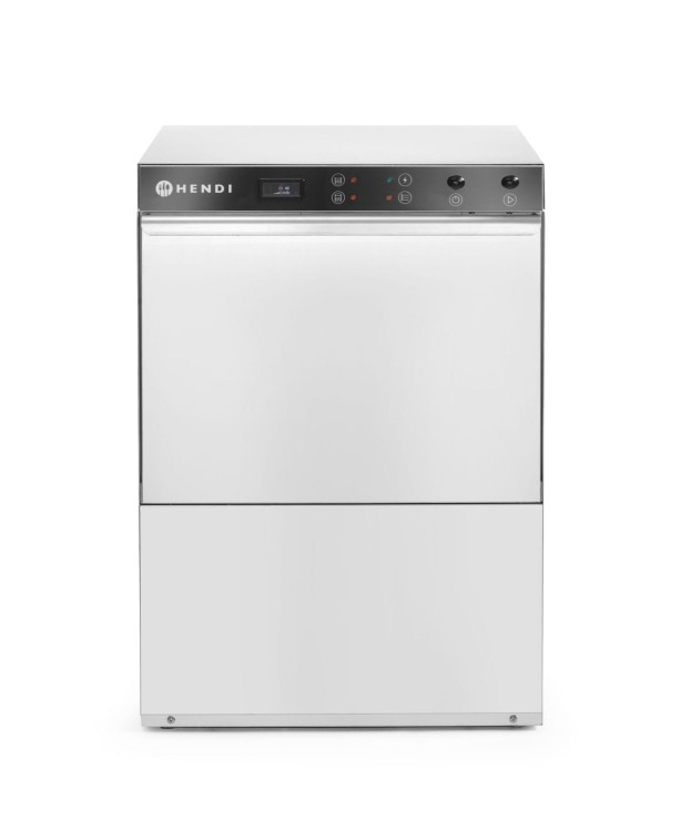 Zmywarka do naczyń 50x50 – sterowana elektromechanicznie, HENDI, z dozownikiem detergentu, 400V/6600W, 570x600x(H)830mm