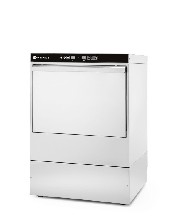 Zmywarka do naczyń 50x50 – sterowana elektronicznie, HENDI, 400V/6600W, 570x600x(H)830mm