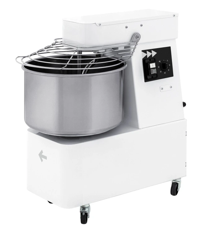 Miesiarka spiralna ze stałą dzieżą o 2 prędkościach, 48 l, HENDI, 128 kg/h, 48L, 400V/2200W, 480x795x(H)855mm