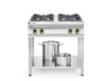 Kuchnia gazowa 4-palnikowa na podstawie otwartej, HENDI, Kitchen Line, 19kW, 800x700x(H)900mm