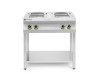 Kuchnia elektryczna 4-płytowa na podstawie otwartej, HENDI, Kitchen Line, 400V/10400W, 800x700x(H)900mm