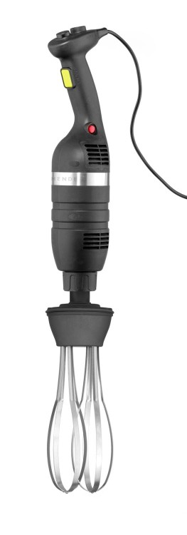 Zestaw: Mikser ręczny 350 ze zmienną prędkością + rózga + wieszak, HENDI, Kitchen Line, czarny, 230V/350W, 110x324x(H)816mm