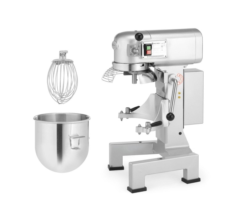 Mikser planetarny, HENDI, Kitchen Line, 10L, 230V/600W, 422x475x(H)710mm