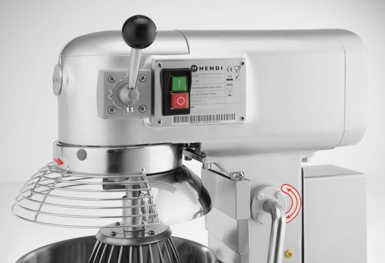 Mikser planetarny, HENDI, Kitchen Line, 10L, 230V/600W, 422x475x(H)710mm