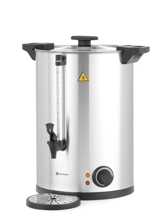 Warnik do wody o podwójnych ściankach, HENDI, ≈ 120 filiżanek w 37 min., 17L, 220-240V/2500W, 415x382x(H)480mm