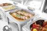 Podgrzewacz na pastę GN 1/1 polerowany na wysoki połysk, HENDI, Profi Line, 9L, 570x405x(H)320mm