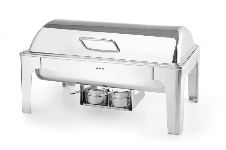 Podgrzewacz na pastę GN 1/1 polerowany na wysoki połysk, HENDI, Profi Line, 9L, 570x405x(H)320mm