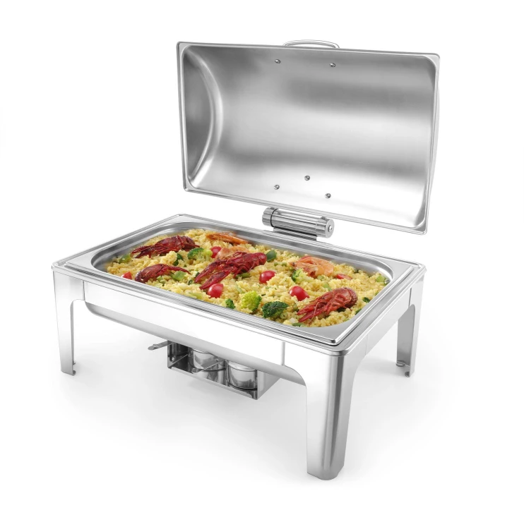 Podgrzewacz na pastę GN 1/1 polerowany na wysoki połysk, HENDI, Profi Line, 9L, 570x405x(H)320mm
