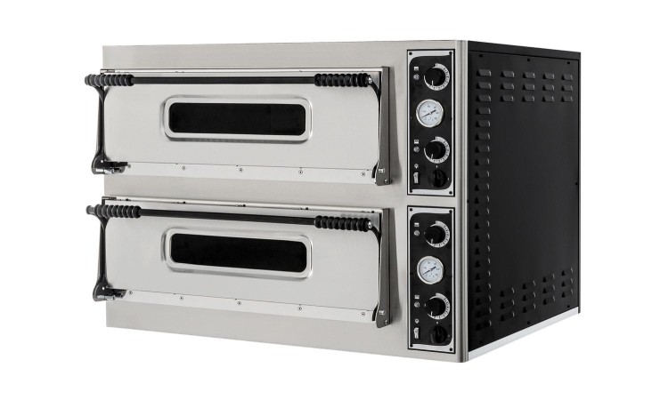 Piec do pizzy Basic XL 66, HENDI, 2 komory, 400V/18000W, 1365x955x(H)745mm
