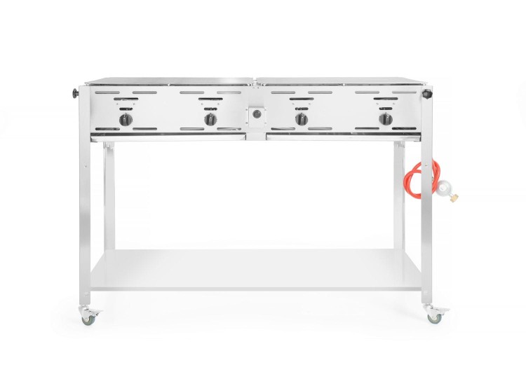 Grill gazowy Grill-Master Quattro, HENDI, 22kW, 1330x600x(H)920mm