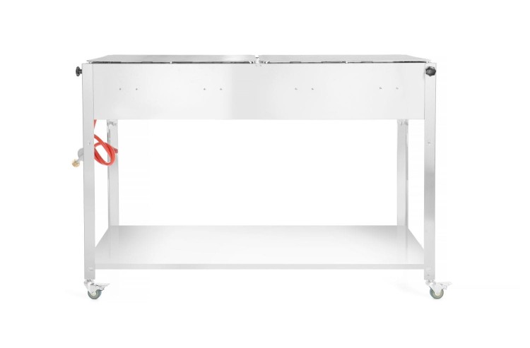 Grill gazowy Grill-Master Quattro, HENDI, 22kW, 1330x600x(H)920mm