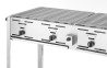 Grill gazowy Grill-Master Quattro, HENDI, 22kW, 1330x600x(H)920mm