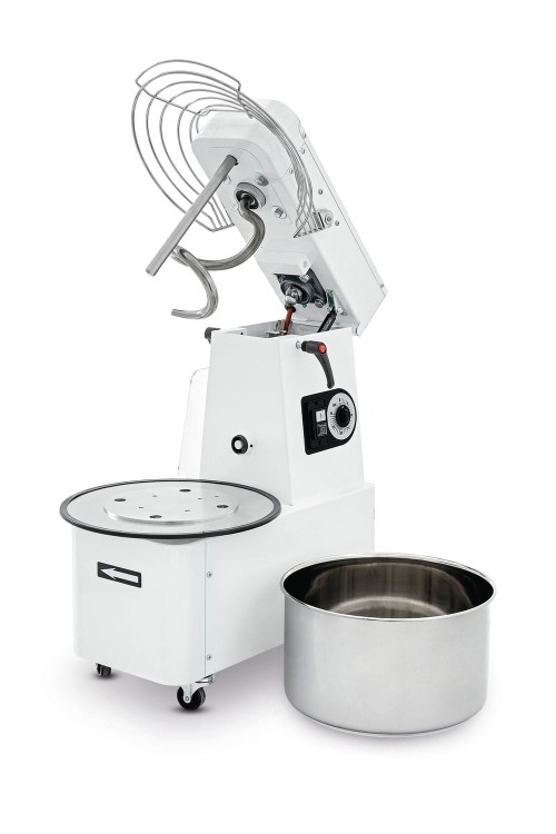Miesiarka spiralna z podnoszoną głowicą i wyjmowaną dzieżą, 10 l, Prismafood, 35 kg/godz., 10L, 230V/370W, 380x600x(H)645mm