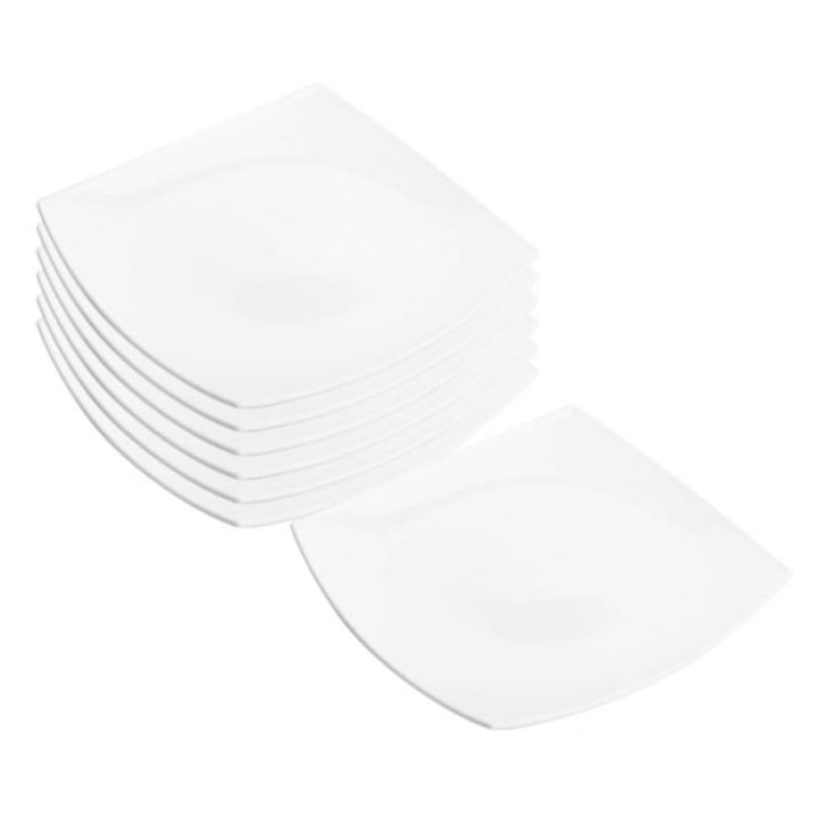 Talerz deserowy biały 19 cm QUADRATO LUMINARC