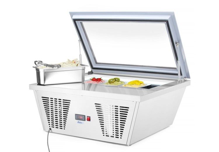 Witryna mroźnicza nastawna, Arktic, 220-240V/210W, 867x735x(H)373mm