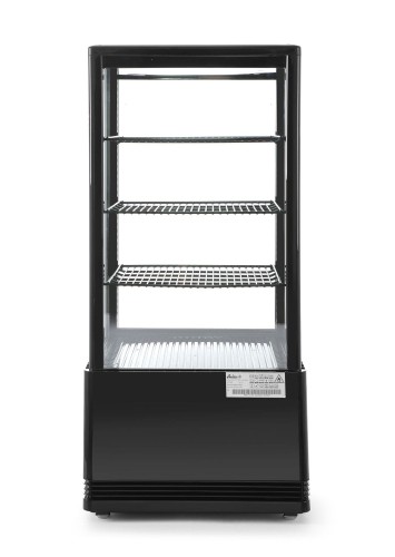 Witryna chłodnicza nastawna, 78 l, Arktic, czarny, 230V/170W, 444x397x(H)940mm