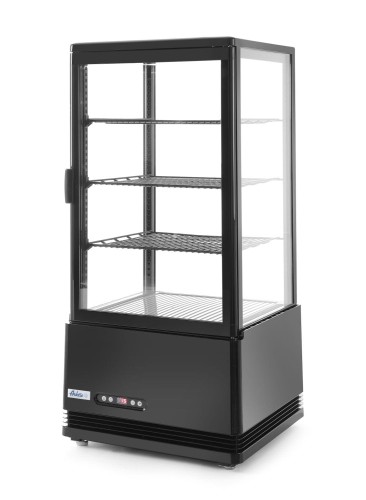 Witryna chłodnicza nastawna, 78 l, Arktic, czarny, 230V/170W, 444x397x(H)940mm