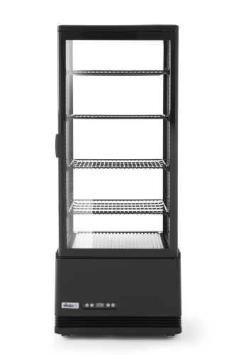 Witryna chłodnicza nastawna, 98 l, Arktic, czarny, 230V/210W, 444x397x(H)1100mm