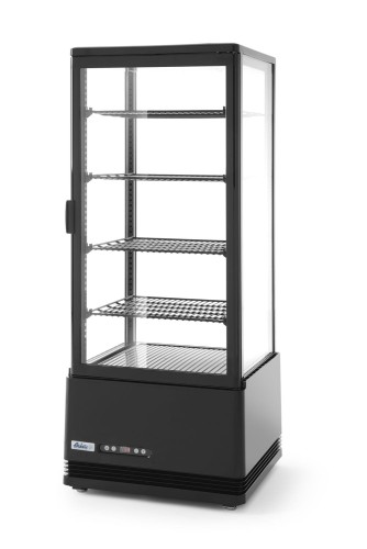 Witryna chłodnicza nastawna, 98 l, Arktic, czarny, 230V/210W, 444x397x(H)1100mm