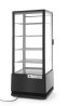 Witryna chłodnicza nastawna, 98 l, Arktic, czarny, 230V/210W, 444x397x(H)1100mm