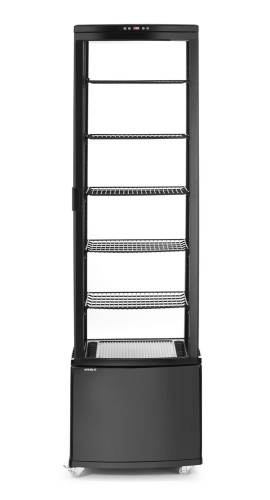 Witryna chłodnicza, 270 l, Arktic, czarny, 230V/290W, 556x526x(H)1913mm