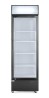 Lodówka barowa z podświetlanym panelem, 1-drzwiowa, Arktic, 254L, czarny, 220-240V/250W, 578x605x(H)1980mm