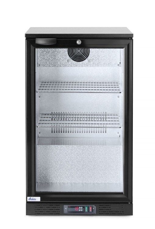 Lodówka barowa 1-drzwiowa, Arktic, 86L, czarny, 220-240V/120W, 500x530x(H)865mm