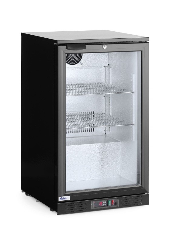 Lodówka barowa 1-drzwiowa, Arktic, 86L, czarny, 220-240V/120W, 500x530x(H)865mm
