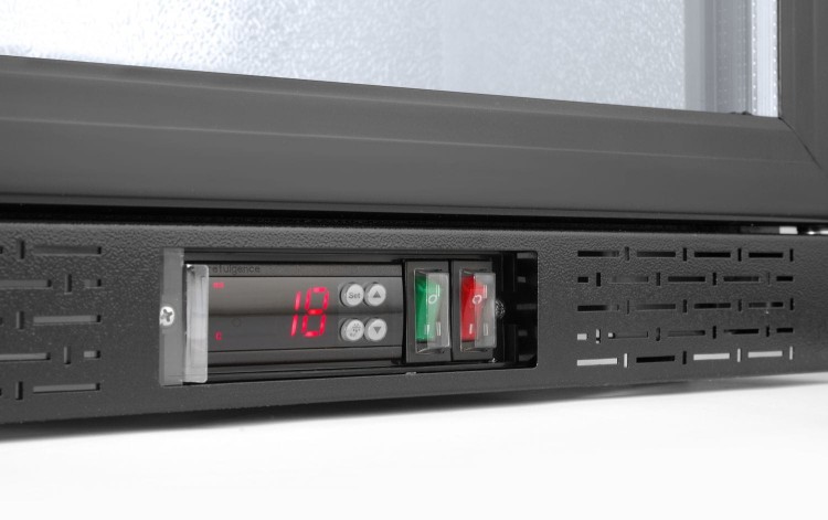 Lodówka barowa 1-drzwiowa, Arktic, 86L, czarny, 220-240V/120W, 500x530x(H)865mm
