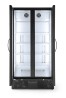 Lodówka barowa 2-drzwiowa, Arktic, 384L, czarny, 220-240V/365W, 900x530x(H)1820mm
