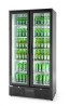 Lodówka barowa 2-drzwiowa, Arktic, 384L, czarny, 220-240V/365W, 900x530x(H)1820mm