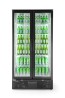Lodówka barowa 2-drzwiowa, Arktic, 384L, czarny, 220-240V/365W, 900x530x(H)1820mm