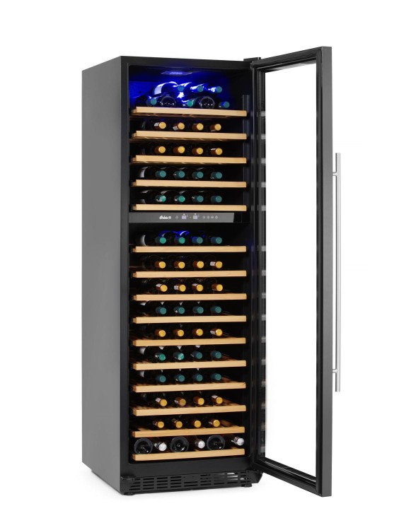Lodówka do wina 2-strefowa, 160 butelek, Arktic, 447L, 220-240V/150W, 595x730x(H)1784mm