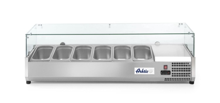 Nadstawa chłodnicza GN 1/3, Arktic, 6x GN 1/3, 230V/180W, 1405x420x(H)456mm