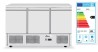 Stół chłodniczy do pizzy 3-drzwiowy z nadstawą i blatem granitowym, Arktic, 254L, 230V/400W, 1400x700x(H)1491mm