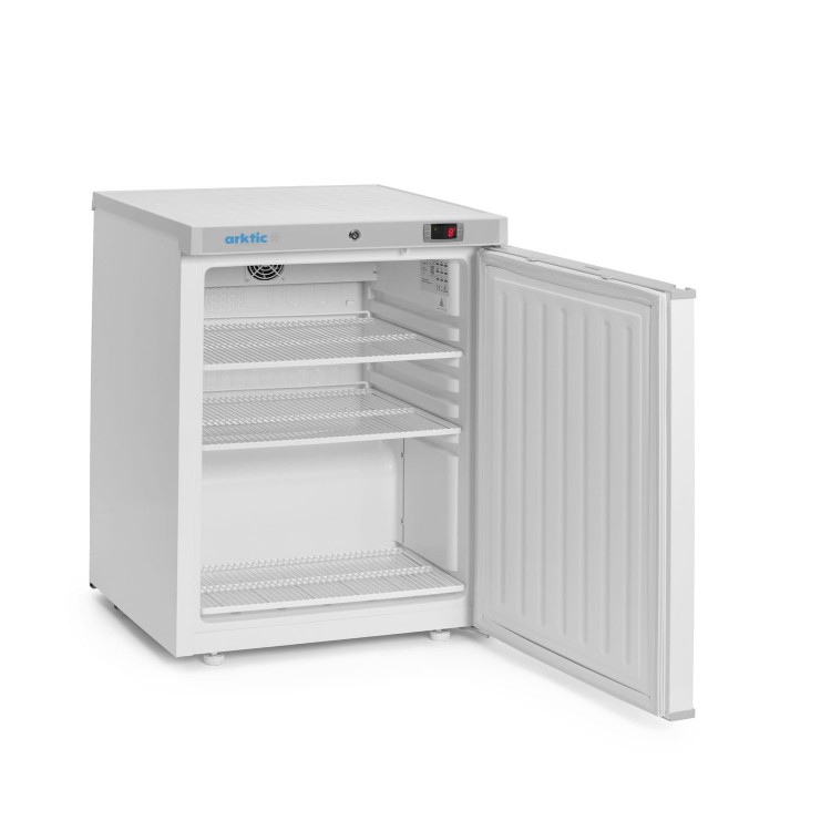 Szafa chłodnicza w obudowie ze stali malowanej na biało Budget Line, Arktic, Budget Line, biały, 230V/124W, 598x623x(H)838mm