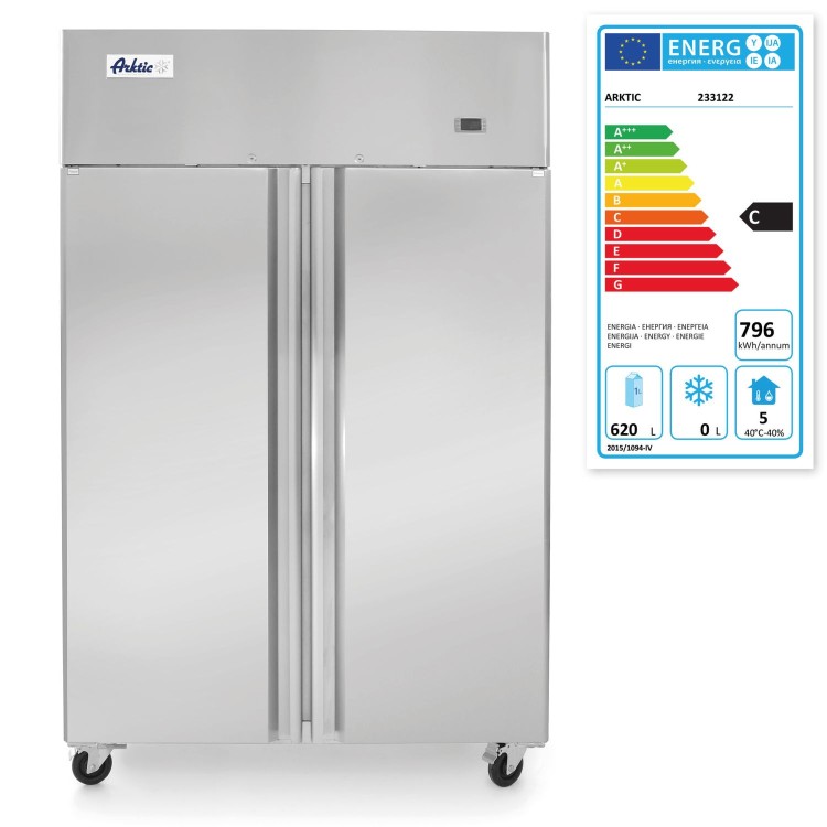 Szafa chłodnicza 2-drzwiowa, 900 l, Arktic, Profi Line, 230V/450W, 1200x740x(H)1950mm