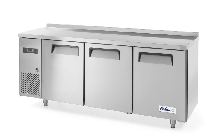 Stół chłodniczy 3-drzwiowy z agregatem bocznym, Arktic, Kitchen Line, 291L, 230V/270W, 1800x600x(H)886mm