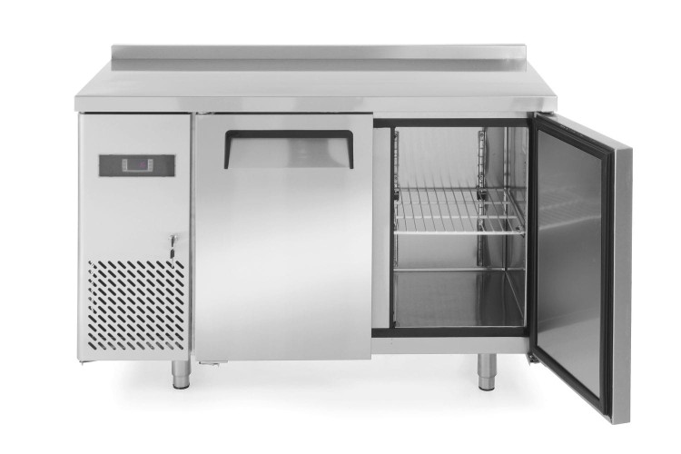 Stół chłodniczy 2-drzwiowy z agregatem bocznym, Arktic, Kitchen Line, 166L, 230V/300W, 1200x600x(H)886mm