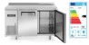 Stół chłodniczy 2-drzwiowy z agregatem bocznym, Arktic, Kitchen Line, 166L, 230V/300W, 1200x600x(H)886mm