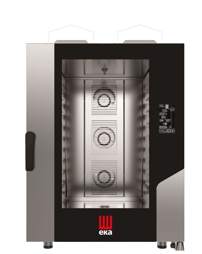 Piec konwekcyjno-parowy Millennial Black Mask Bakery, 10× 600×400 mm – sterowany elektronicznie, gazowy, Tecnoeka, 230V/700W, 18kW, 850x1035x(H)1231mm